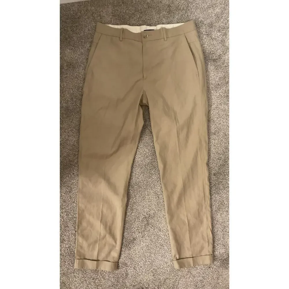 NWT Vince Men's Tapered Lightweight Cuffed Trouser in Ashwood, sz 31